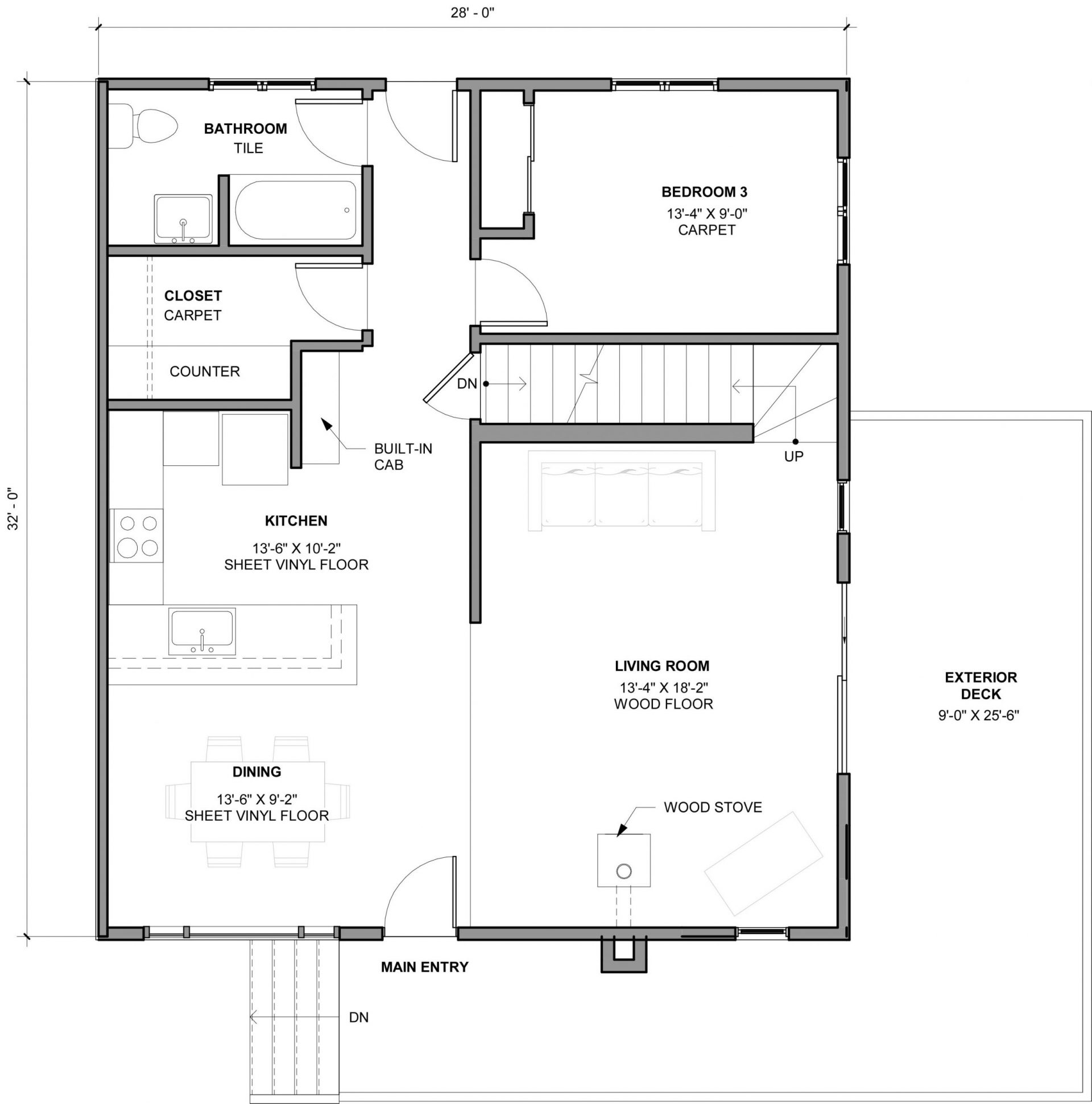 Sky Penthouse — Floor plan